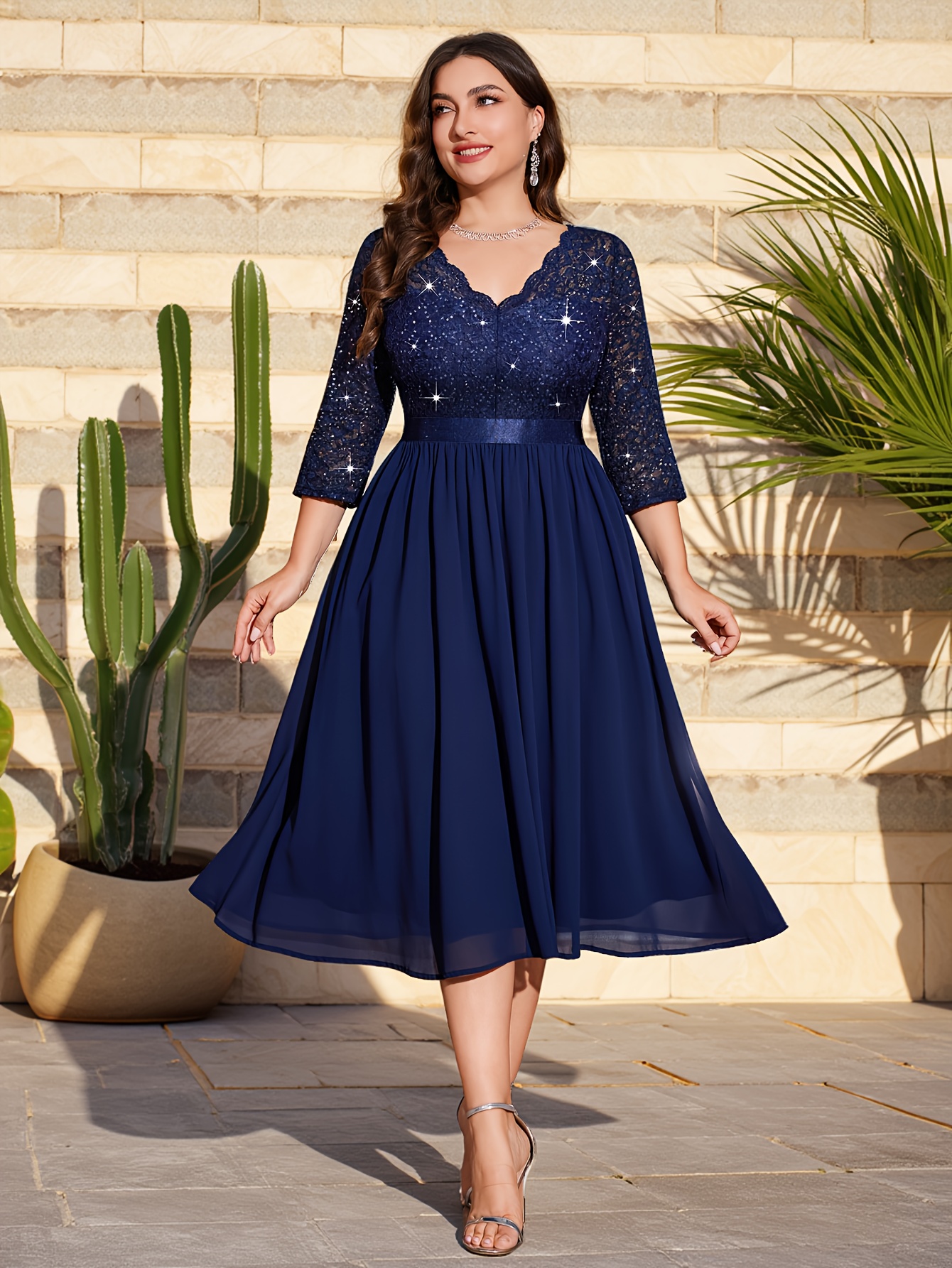 blue and green mismatched bridesmaid dresses Wedding Guest Dress 