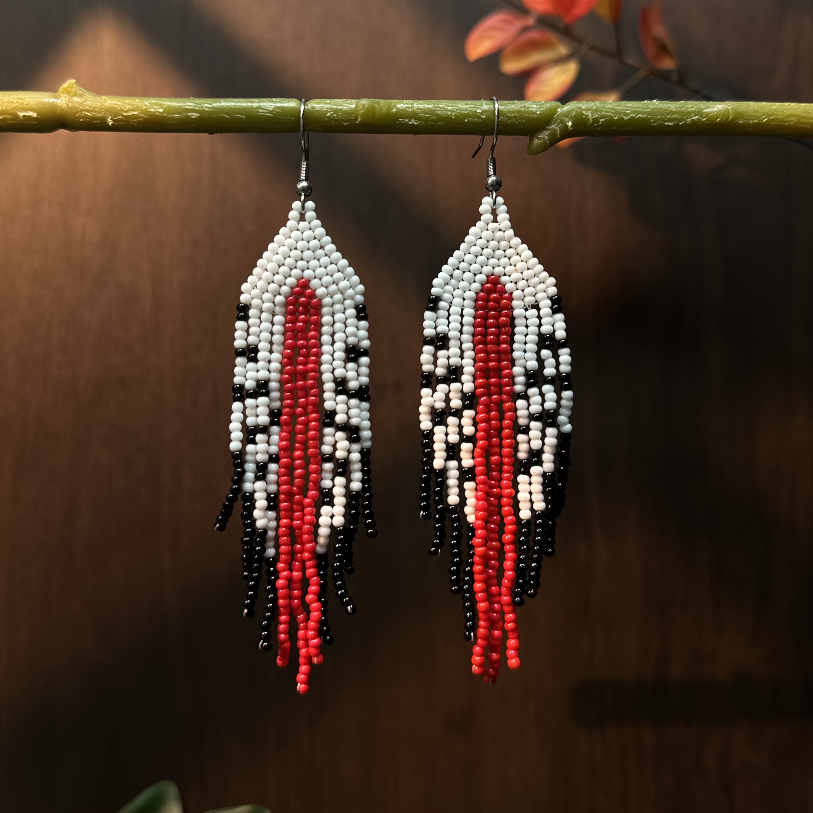 Creative Bohemian Colorful Bead Dangle Earrings