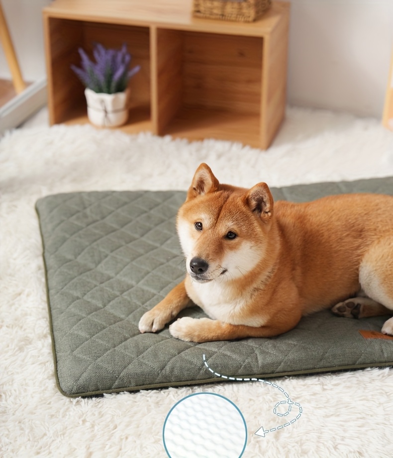   high quality egg sponge filled dog mat cat   removable and washable scratch resistant and bite resistant   non slip suitable for indoor and outdoor use for cats and dogs ideal comfortable sleeping and play area for pets Product details 7