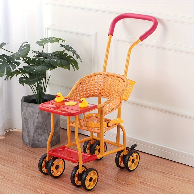  Cochecito de bebé de 0 a 3 años con mango telescópico,  capacidad de peso de 66 libras, carrito andador para niños pequeños, recién  nacidos, niños y niñas (color : D, tamaño