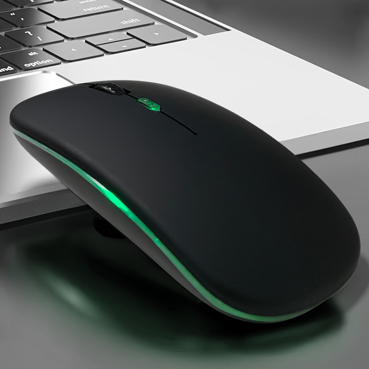 Wireless Mouse Silent Office Rgb Backlit Battery