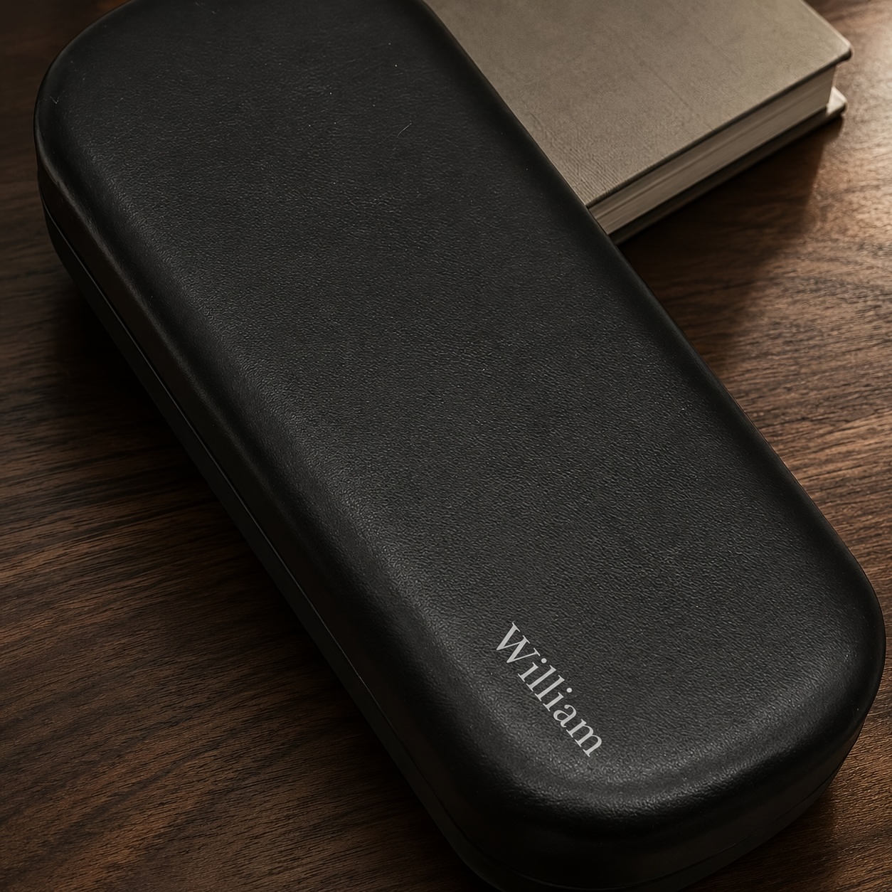 Customizable Color PU Glasses Case with Hard Shell Design