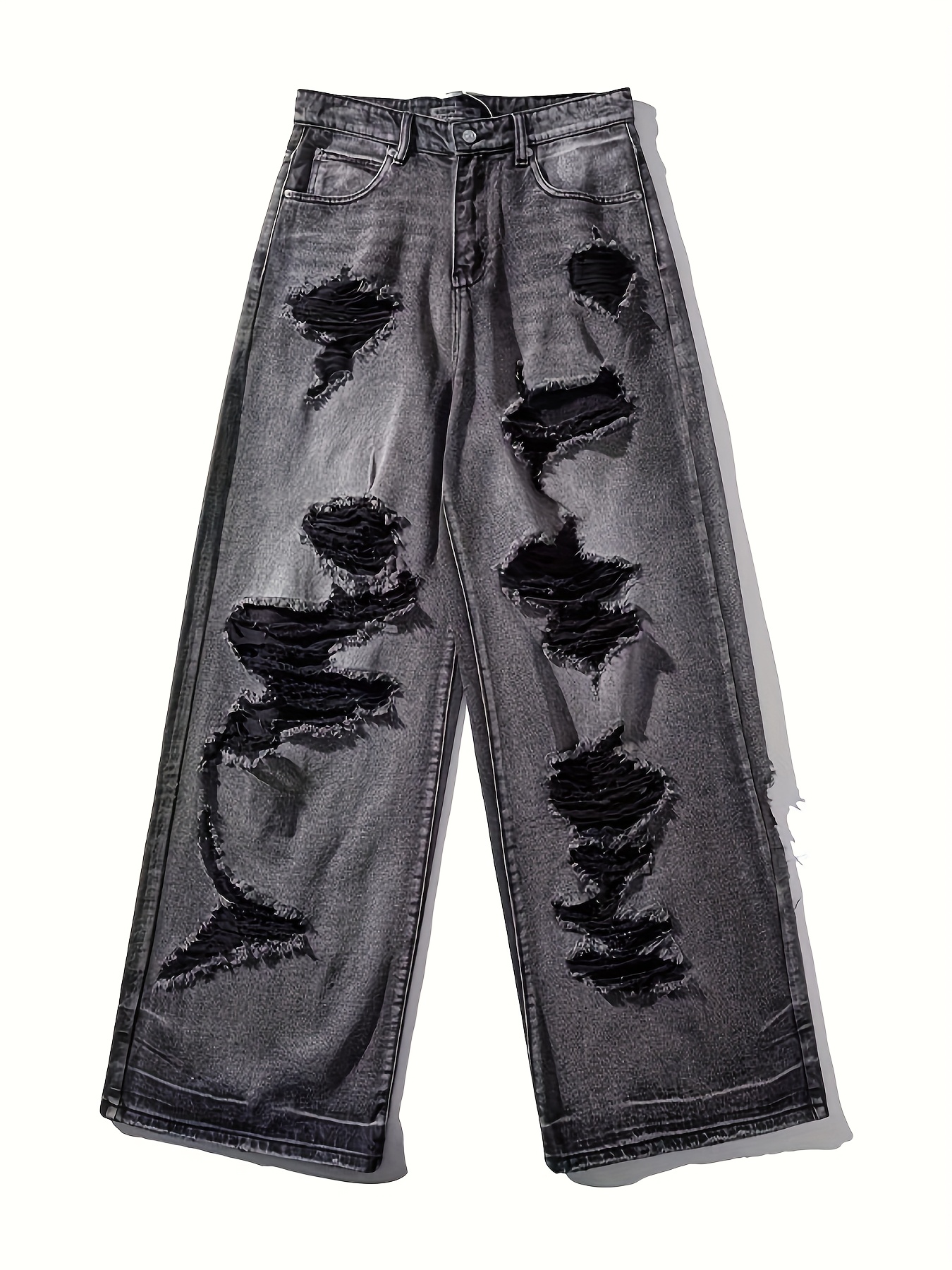 パンツ Lagust 00s emo damage denim pants Lagust 00s emo damage
