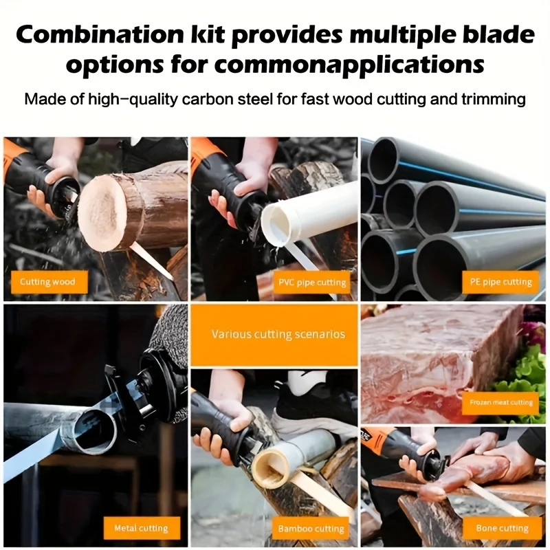 35 piece high carbon steel blades set for wood cutting universal t shank design multi purpose tools kit details 8