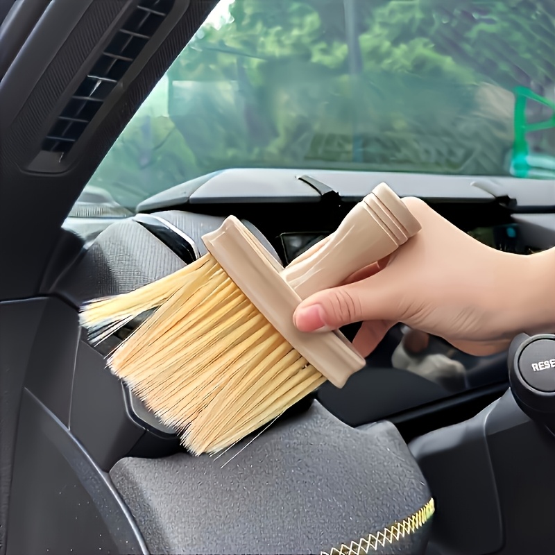 1pc of Ergonomic Manual Dust Brush for Home And Car Interiors - Lightweight Plastic Cleaning Tool, Suitable for Living Rooms, Bedrooms, And Windowsills - No Electricity Required, Cleaning Brush.