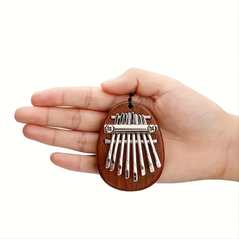 8 Keys Mini Kalimba High Quality Exquisite Finger Thumb Piano Marimba Music Good Accessory Pendant Gift, Christmas and Halloween Gift, Thanksgiving Gift