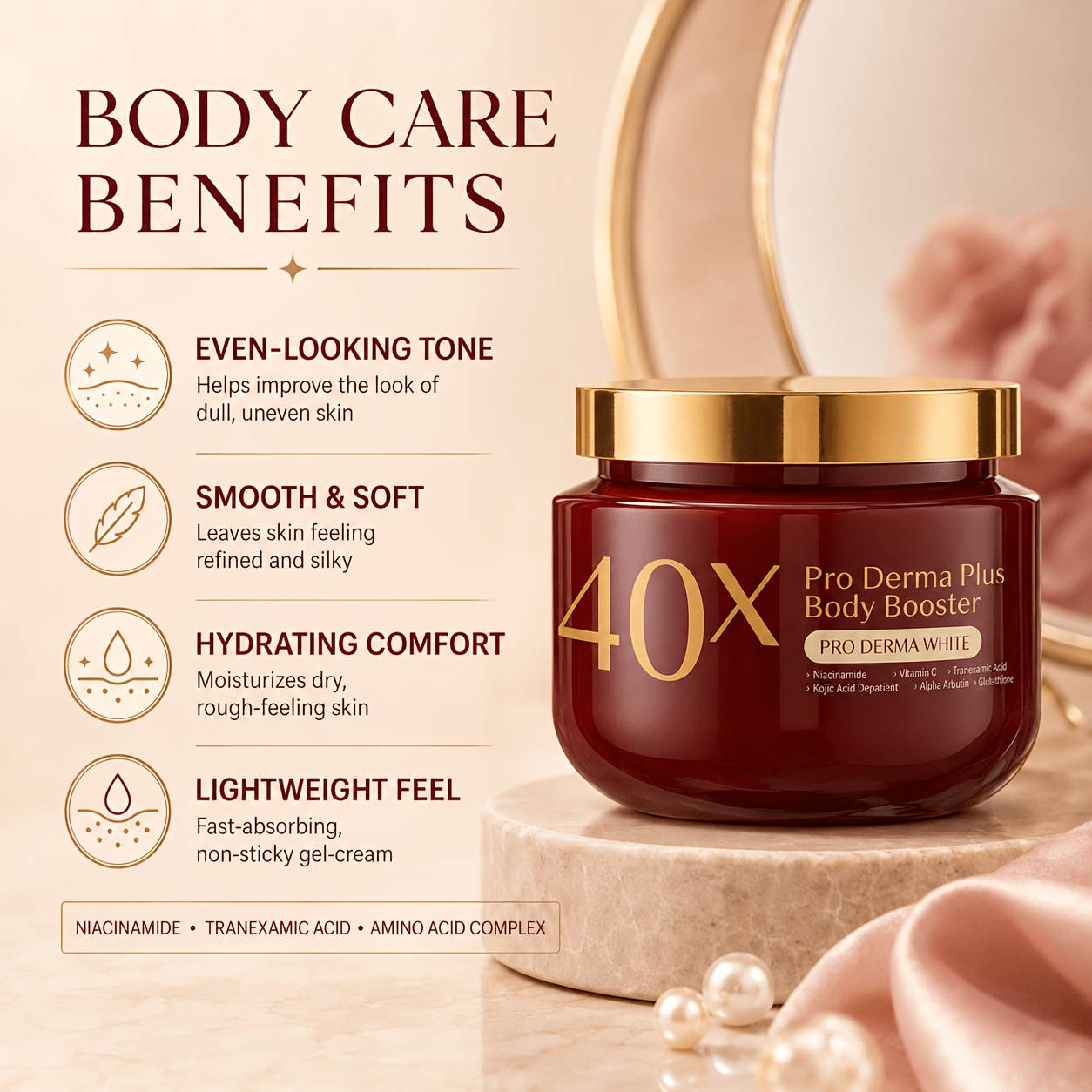 arbutin and glutathione cream 250g niacinamide body brightening care arbutin SOME BY MI Galactomyces