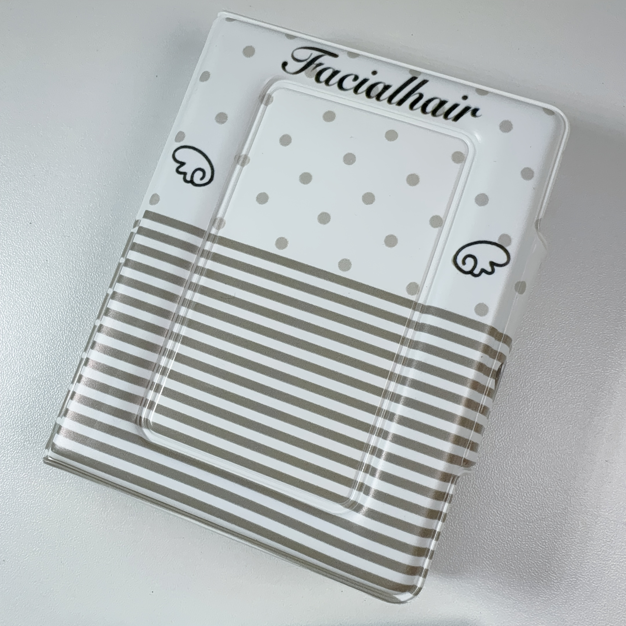 TEMU 40- Cute Mustache Photo Album Book With Plastic Binding Suitable For Fujifilm Instax Mini, Polaroid 3-inch Films & Kpop Photocard Binder Holder,