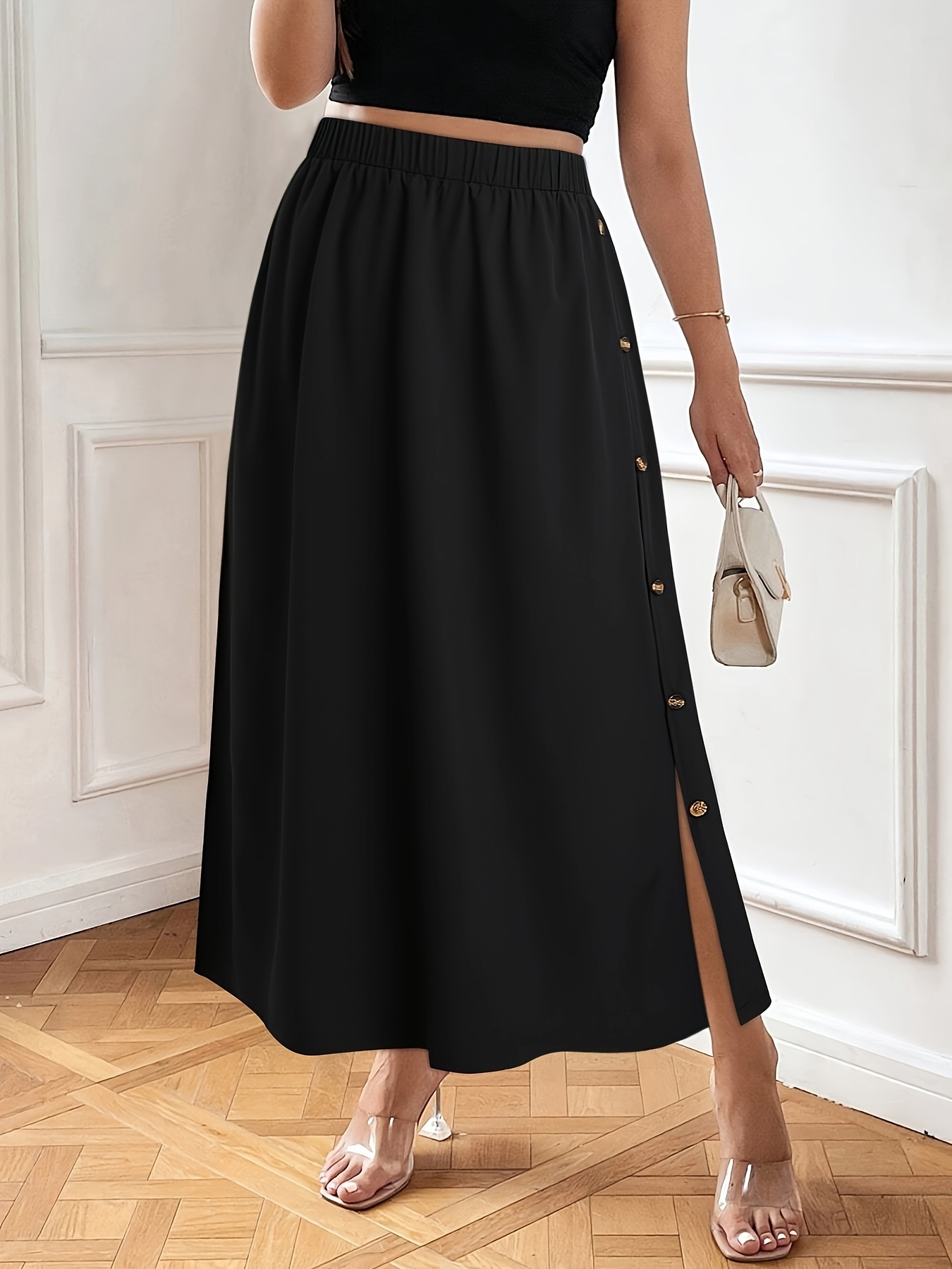 Elastic waist skirt outlet xxl