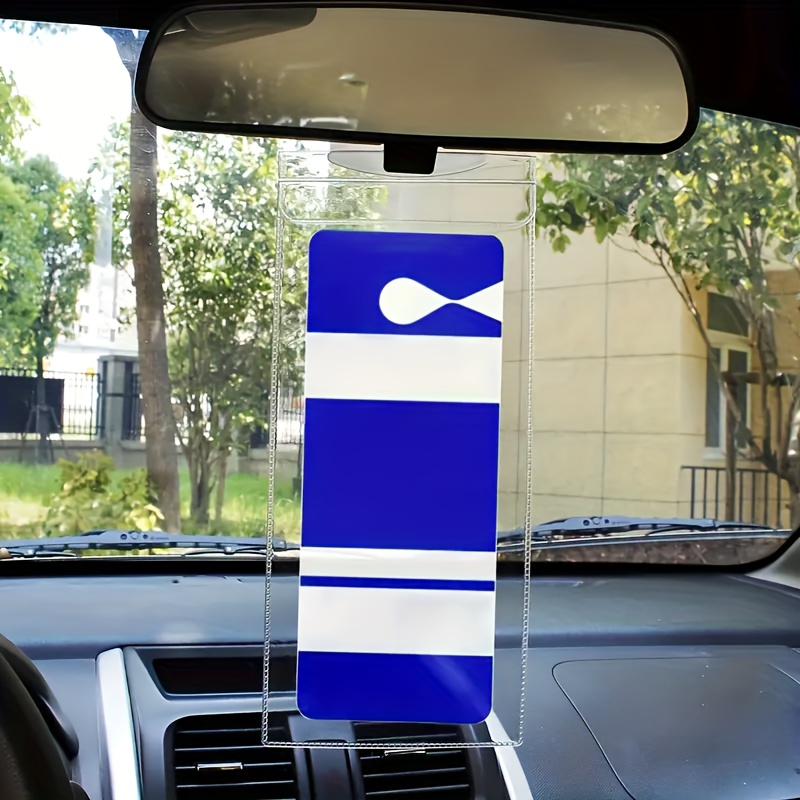 

Handicap Parking Placard Holder With Easy-hang Design - Plastic, Wall Mount Security & Safety Accessory