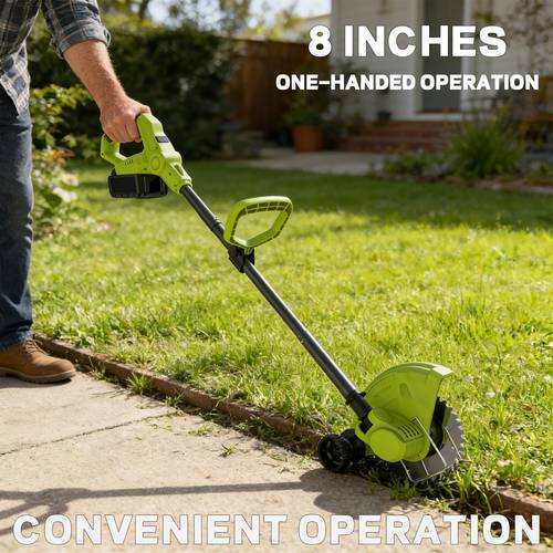 3 in 1 wireless lawn mower and trimmer electric trimmer edger newly side trimming 3 fold for easier storage free shoulder strap and grass bag lightweight design suitable for small yards and patios gift for family