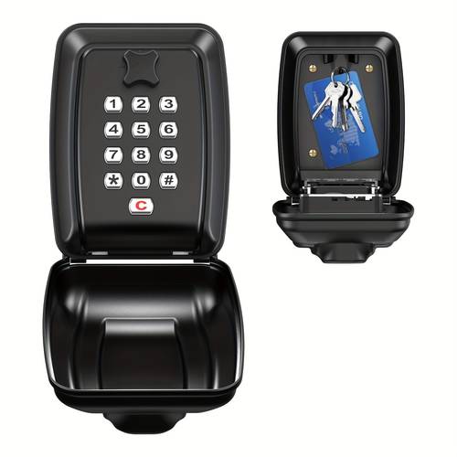 outdoor use dustproof and rainproof key box with push button combination lock
