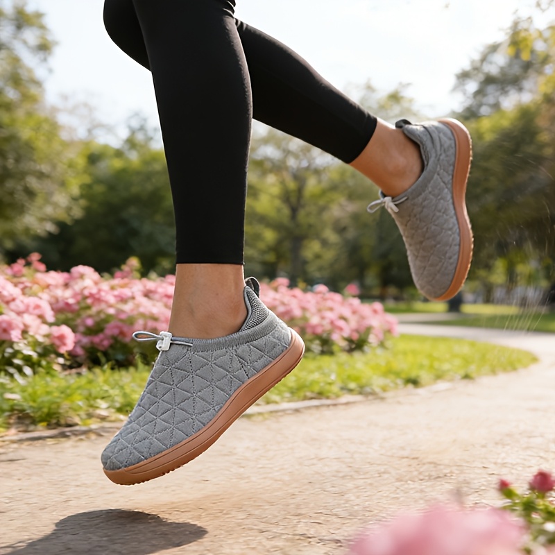 TEMU Women's Casual Sneakers, Wide-fit Walking Shoes, Minimalist Barefoot Hiking Shoes, Lightweight Wide-toe Design, Suitable For Outdoor Hiking,