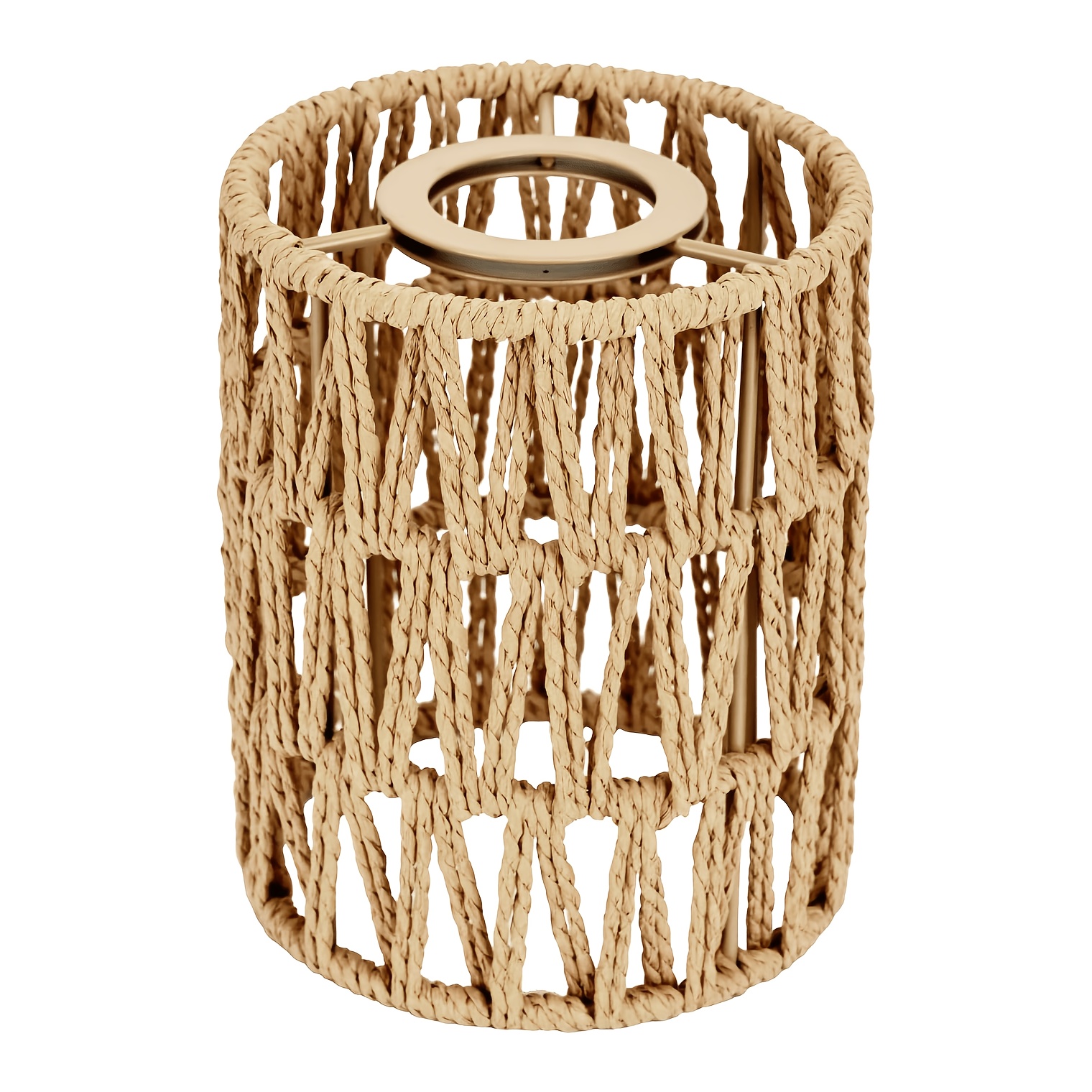 TEMU Accessoires d'éclairage d'intérieur à , Abat-jour décoratif (compatible avec les culots d'ampoules E27 et E26, avec base à anneau)