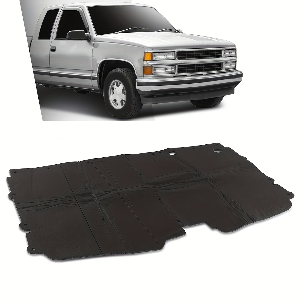 Hood Insulation Pad 1/2&quot; With Clips For Chevy for GMC C1500 C2500 C3500 And Suburban 1988-1998