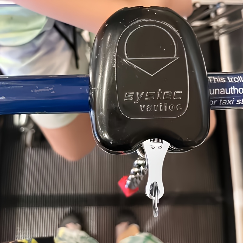 E-shop 2er-Set Edelstahl Einkaufswagen-Token Schlüsselanhänger - Einfache runde Tokens, geeignet für Männer und Frauen, keine Geldstücken erforderlich
