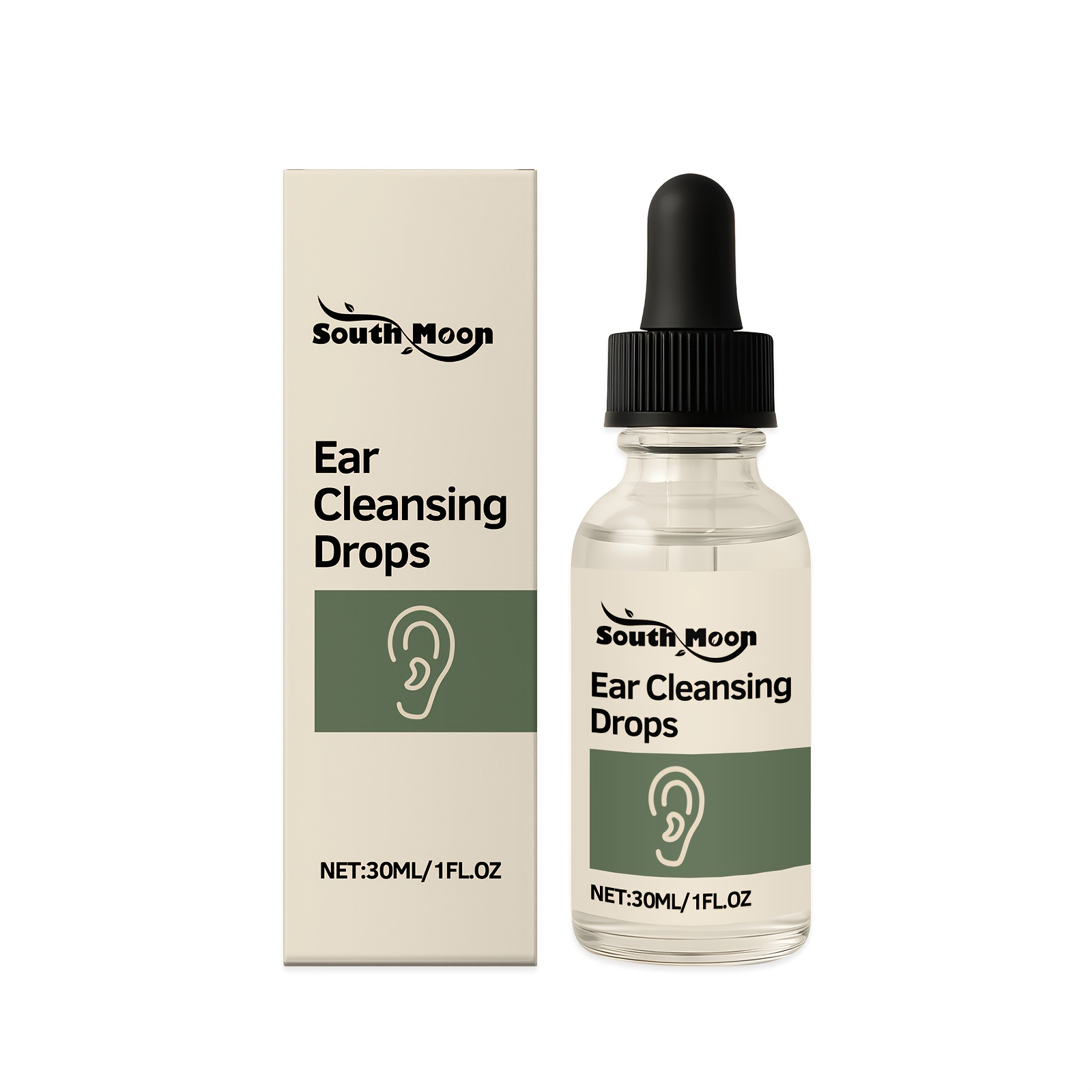 Image of 1pc Ear Cleaning Drops 30ml Contains Witch And Mint, Providing For The Ear Canal Skin. It Cleans The Inner And Outer Ear, Leaving The Skin Feeling Cool, Refreshing, For Halloween