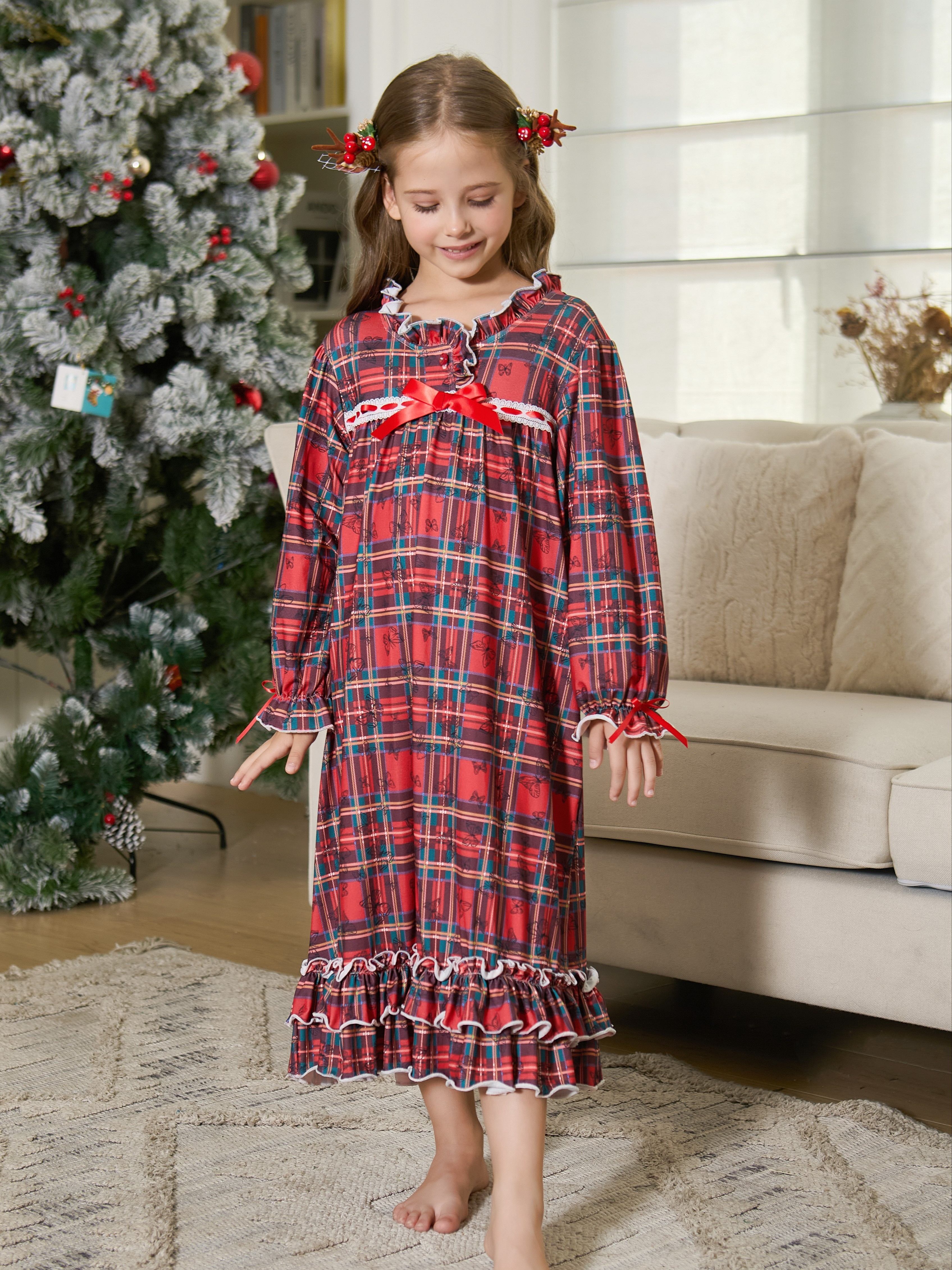 sachin and babi light blue dress Perfectly Dressed Girls 12 Months Christmas Holiday Red Black Bow Dress