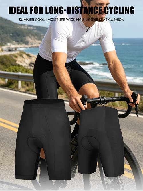 mens cycling shorts for summer moisture wicking and quick drying high stretch fabric for