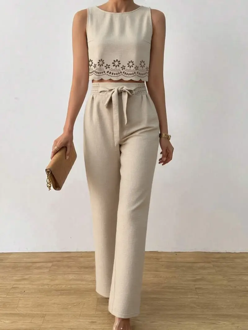 Minetom Femme 2 Pièces Vêtement Elégant Épaules Dénudées Imprimé Floral Haut Crop Top et Pantalon Survêtement Ensemble 2pcs A Armée Verte XS Minetom Femme 2 Pièces Vêtement Elégant Épaules Dénudées Imprimé Floral Haut Crop Top et Pantalon Survêtement Ensemble 2pcs A Armée Verte XS