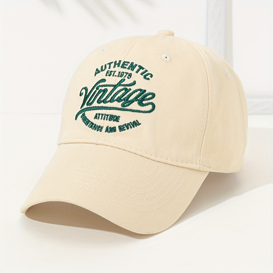 1pc Men's Letter Large Embroidery Versatile Casual Fashion Baseball Cap Unisex