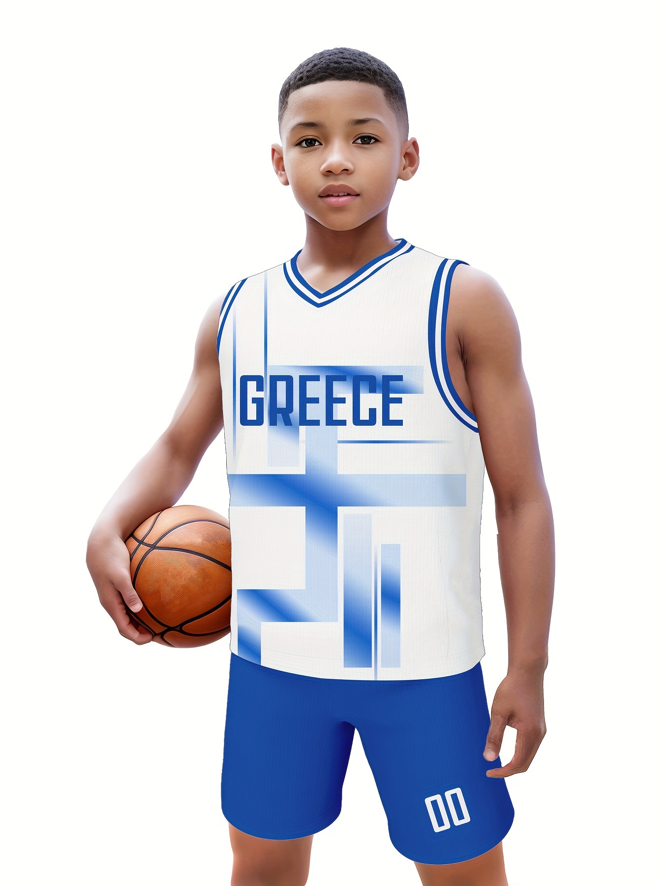 Shorts Infant Basketball Jersey Custom Customized 2pcs Greek