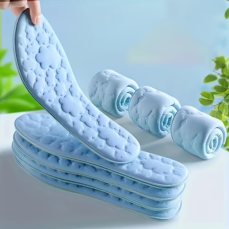 ComfortPlus Memory Foam Insoles - Soft, Breathable & Shock-Absorbing Pads for Adults, 1 Pair, Shoe Pads, Anti-fatigue