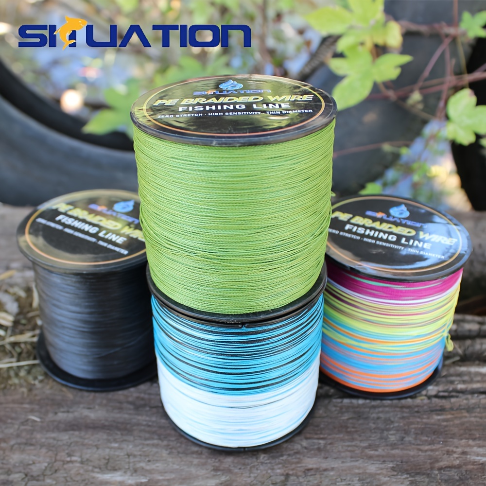 

SIUATION Ultra-Forte 329yd Ligne de Pêche Tressée PE - 4 , Résistante à l' pour des Longues et Douces, Plusieurs Résistances (6-80 LB) Disponibles