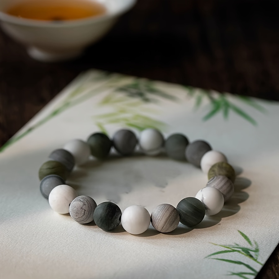 

1pc Of Personality Hot Stone Bracelet Stone Bracelet No Fading Bracelet Couple Bracelet -end Suitable For - 's Day Personality