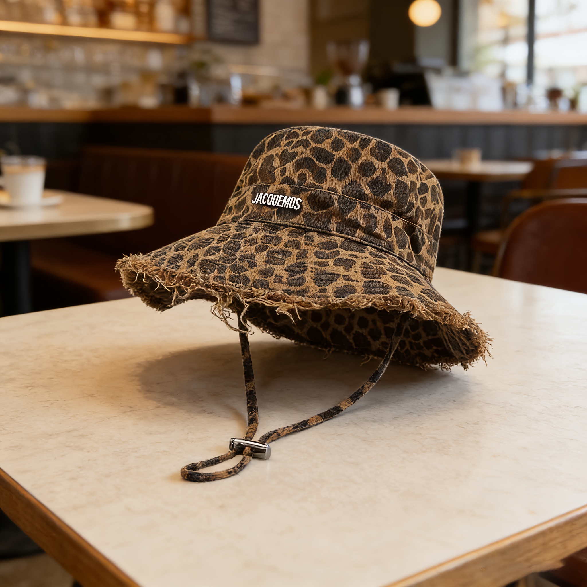 E-shop Neuer atmungsaktiver Sonnenhut mit Leopardenmuster für Frühling und Sommer - - und Wanderhut - Fischermütze mit breiter Krempe zum Angeln,