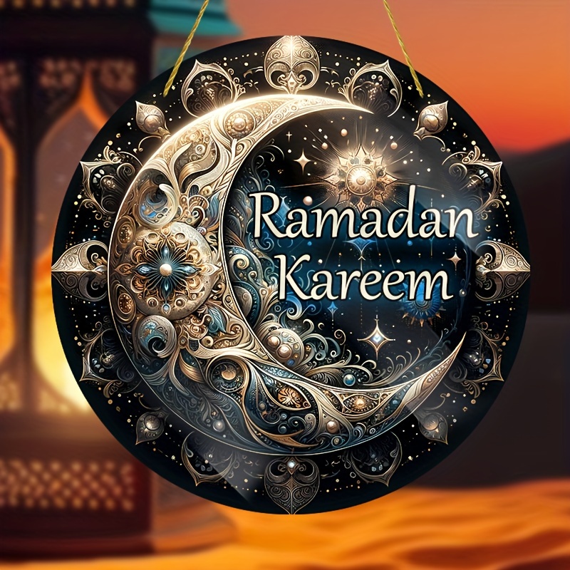 6 Piezas De Señal Colgante De Ramadán Joyería De Ramadán