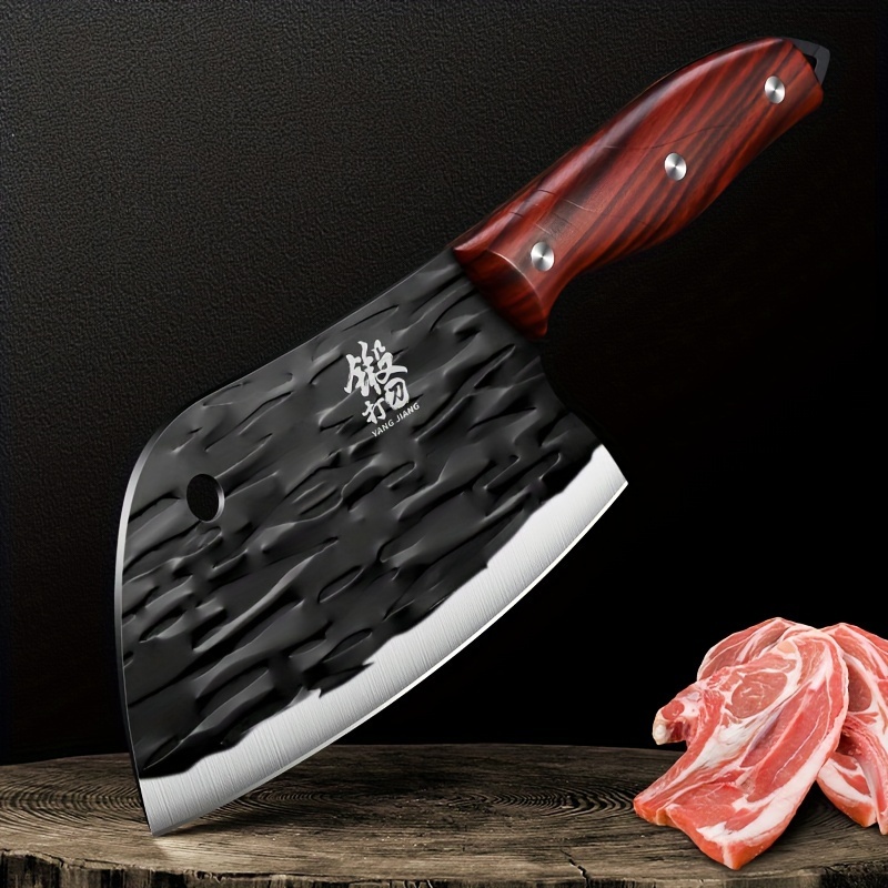 Couteau à désosser forgé Couteau de boucher professionnel Couteau de  cuisine Acier au carbone élevé Pêche Couteau de cuisson tranchant Damascus  Chef Knife
