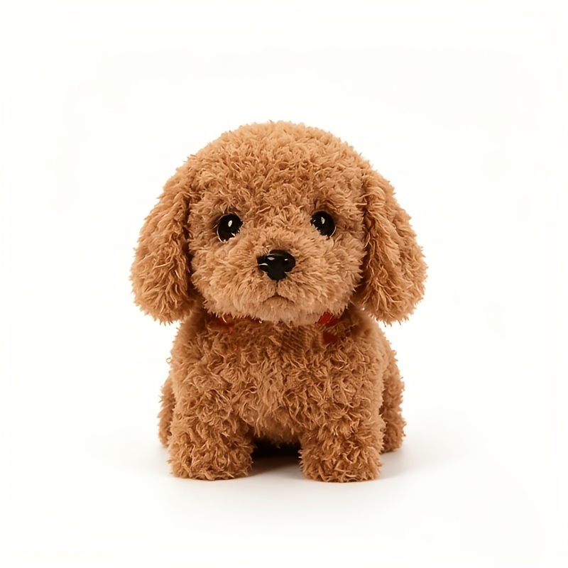 TEMU Interactive Electric Robot Dog Toy Suitable For & Pets - Plush Pet With Realistic Movements & Sounds, Body, Walking Robot Puppy Gift For And