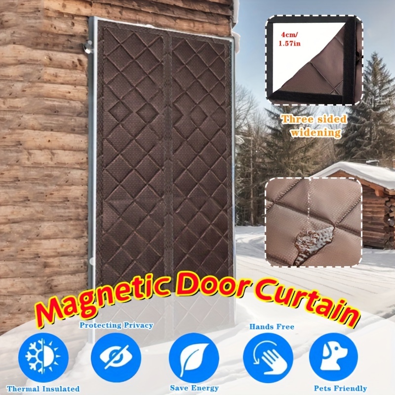 

1pc Curtain - Insulated, -free, Pet-, Polyester , For Decoration