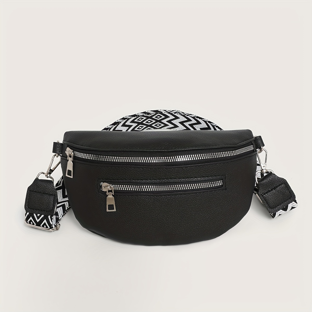 1pc Unisex Belt Bag With Adjustable Waist Strap & Zipper Closure - Belt Bag Suitable For , //, Casual Travel,, Shopping Accessory