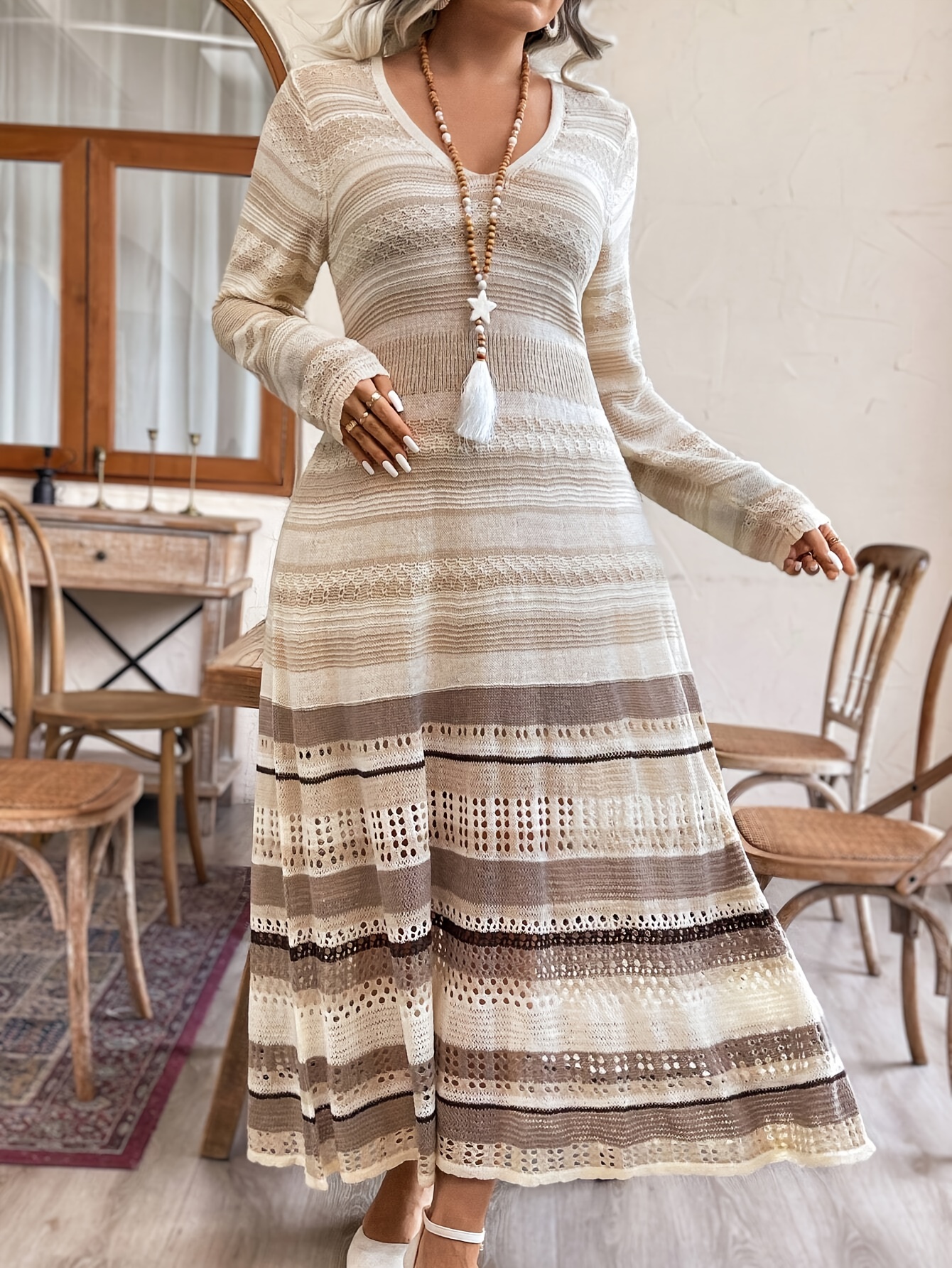 plus size sweater dress sold on Temu United States