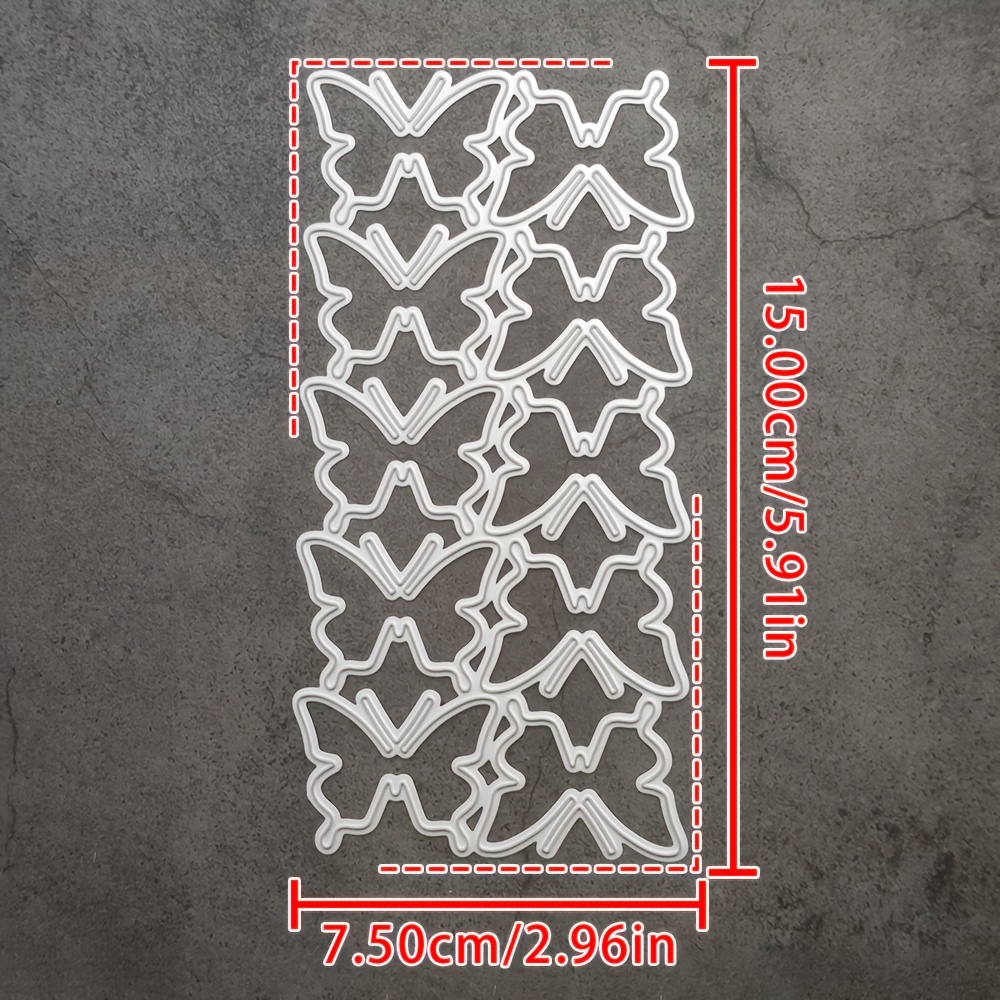 Image of 1pc Creative Butterflies In Shapes Cut Metal Scrapbooking Stencils Die For Diy Embossing Photo Knurlingalbum Decorative Papers Cards Making Crafts Diy Album Paper Cards Art Craft Decoration