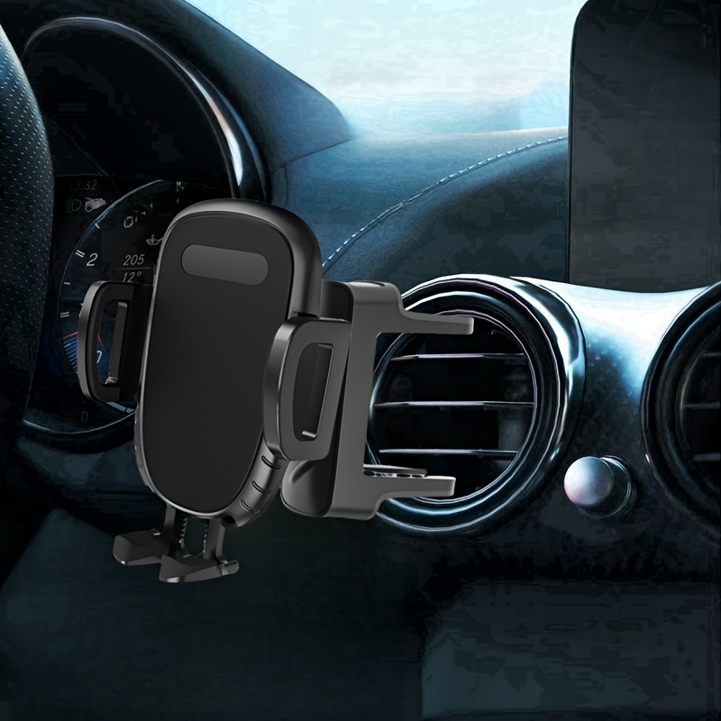 TEMU New auto ronde luchtuitlaat navigatiehouder, autotelefoonhouder voor smartphones, handsfree telefoonhouder geschikt voor smartphones