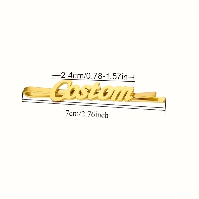 TEMU Personalized Custom Hairpin, Easy And , Bohemian Style Text And Number Symbols, Personalized Customization For 1