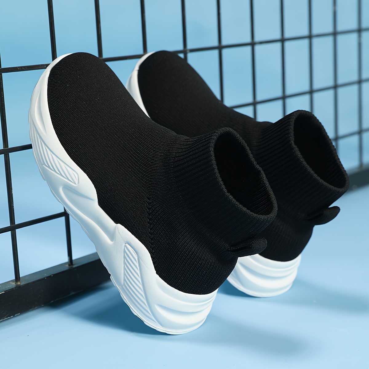 high top slip sneakers breathable fabric md sole Temu Kuwait