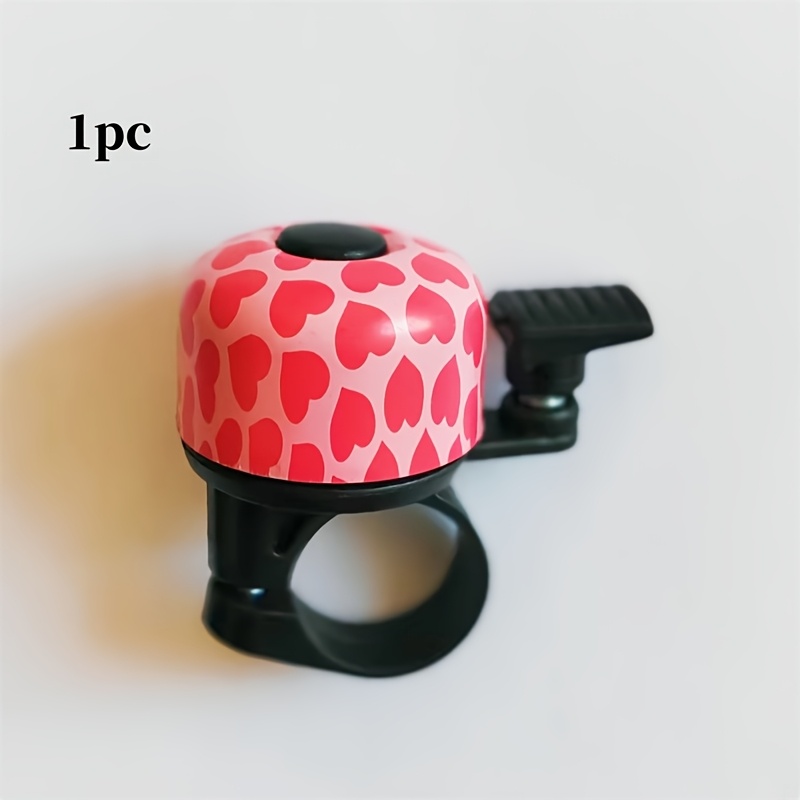 Image of 1pc Heart Pattern Bike Bell, And , Suitable For 0.86 Inch Diameter Handlebar, For Mountain Bike, Etc., Bike Accessory