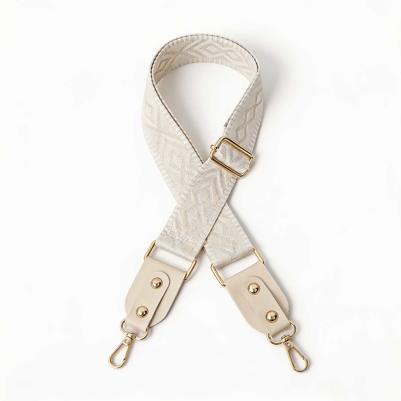 TEMU Solid Color Diamond Adjustable Strap, Widened And Pressure- Crossbody Shoulder Strap, Universal Replacement For Handbags, , Guangzhou Production