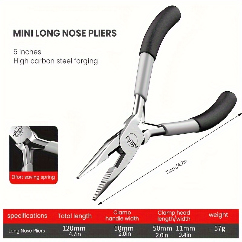 TEMU Airaj Multifunctional Mini Pliers For Electricians, Diagonal Pliers For Easy Carrying, Anti Slip Handle, Universal Hand Tool
