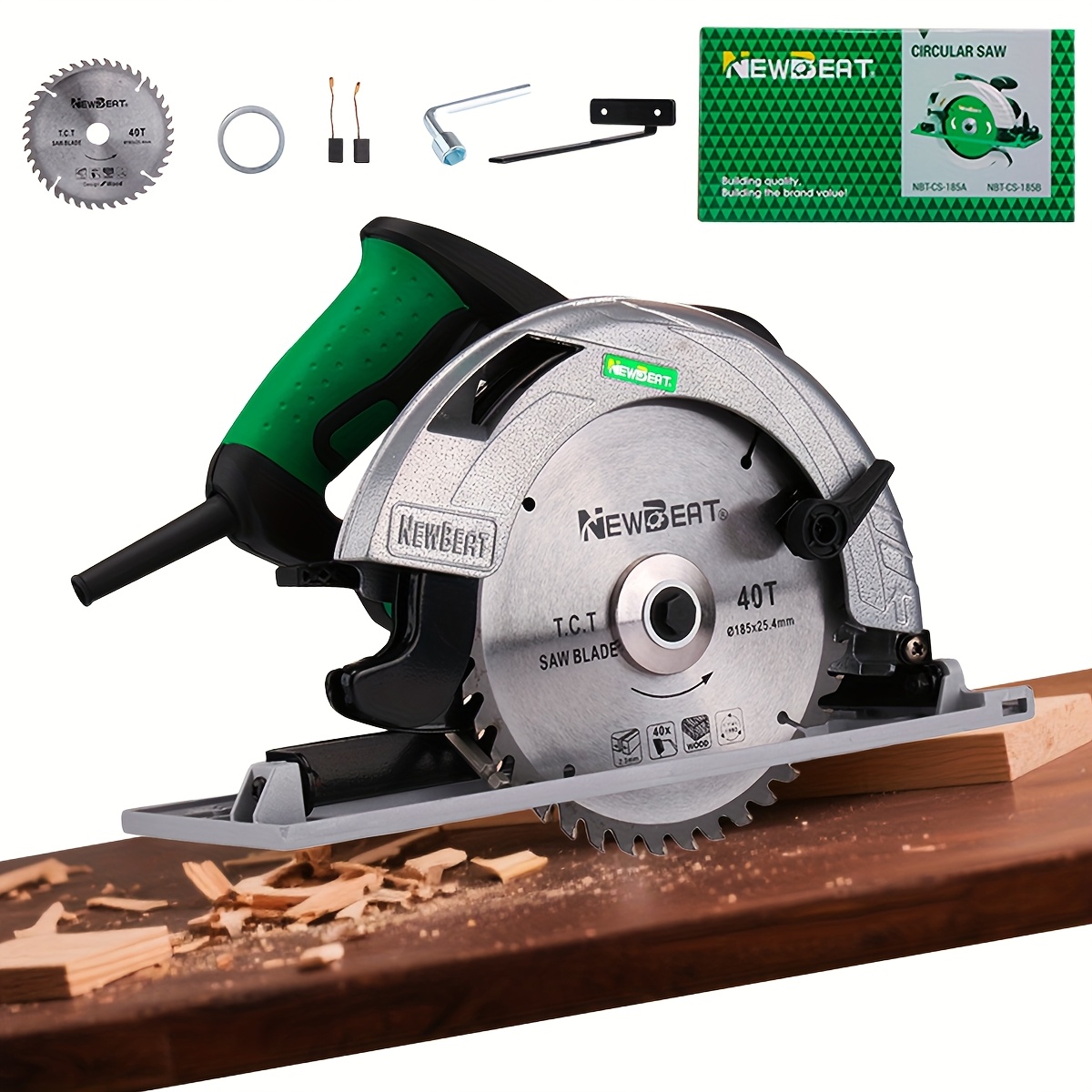TEMU Portable Electric Circular Saw, Ideal For Wood, Soft Metals, And Plastics