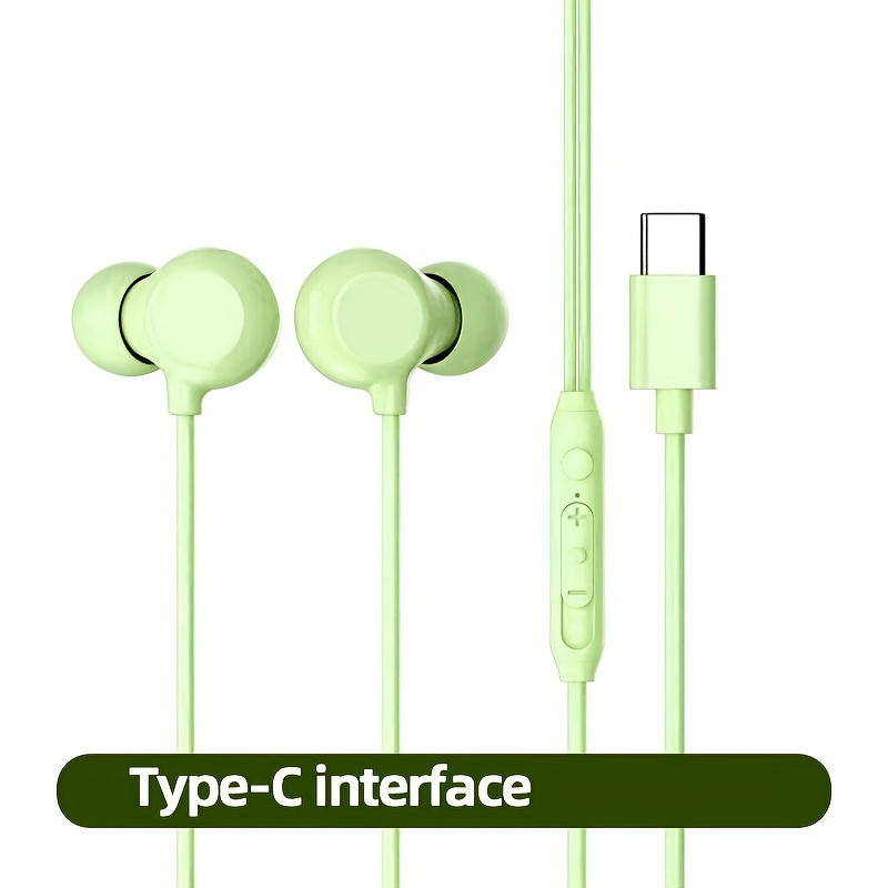 TEMU Wired Headphones In The Ear, Headphones With Microphones, High-definition Calls, Suitable For Most 3.5mm Round Hole Jacks, Type- Jack Wired