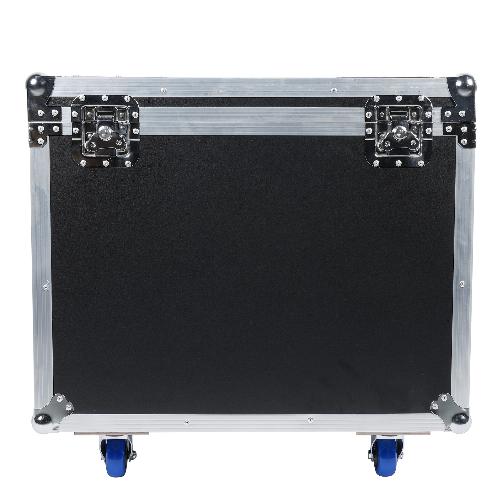 Image of Black Flight Case 62 X 35 X 54cm Eva Foam Partition Airline Case Pe Leather For 2pcs Moving Head Lights, Stage Lights Drop-proof Durable