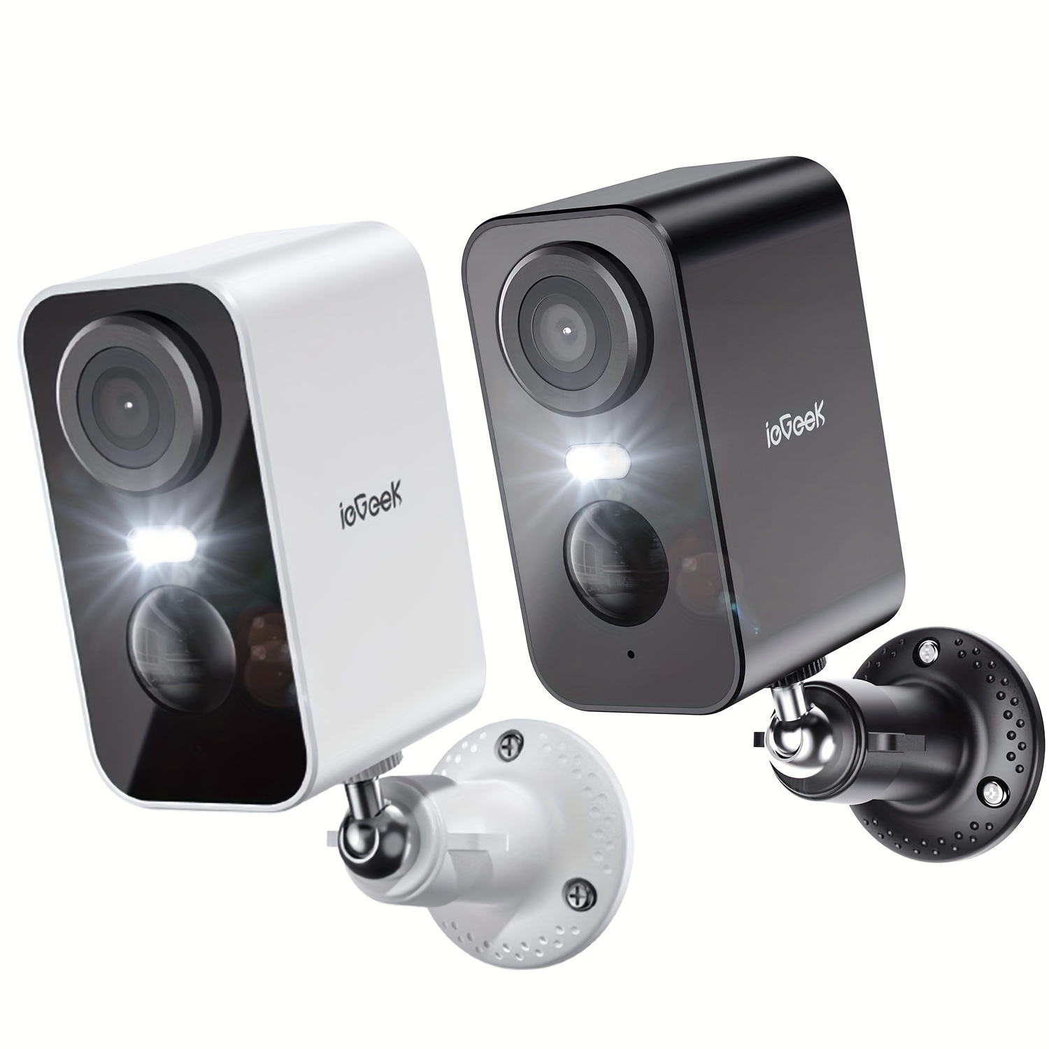 

Iegeek Cameras Wireless , 2k 3mp Spotlight & Alarm, 2-way , , Ai Detection For ,