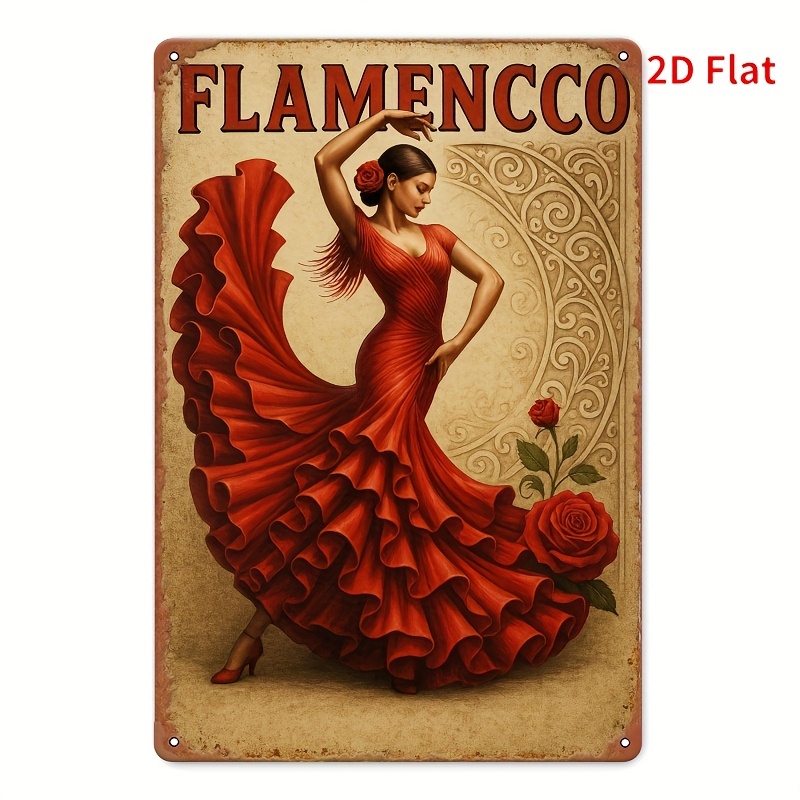 knee length dresses for ladies Handcrafted Woman in Red Dress 3D Metal Wall Art Home Decor Living Roo   Lavinia Gallery