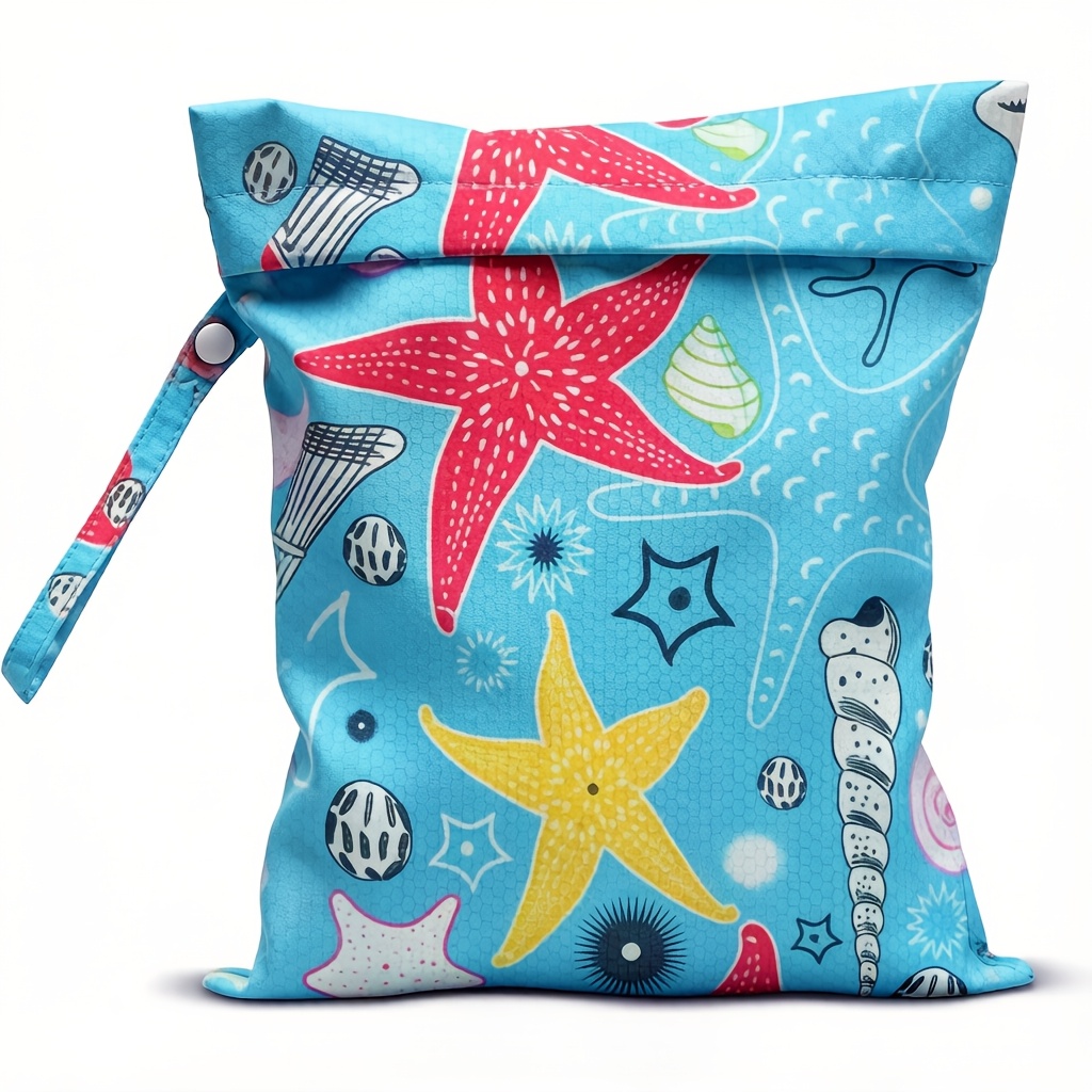 TEMU Borsa bagnata, Borsa bagnata e asciutta, Borsa bagnata per costume da bagno, viaggio, spiaggia, piscina, vestiti sporchi , palestra, Borsa per