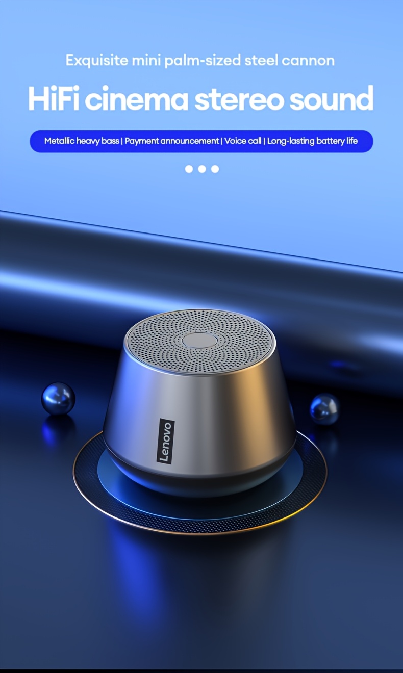 Haut-parleur sans fil universel pour Lenovo K3PRO HD, appels et réunions vidéo, idéal pour télétravail, modèle tendance 2025